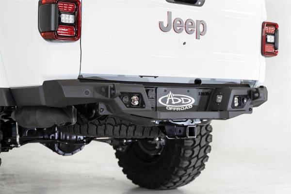 Addictive Desert Designs - Addictive Desert Designs Stealth Fighter Rear Bumper Black Powdercoat Light Mount  -  R971241280103 - Image 1