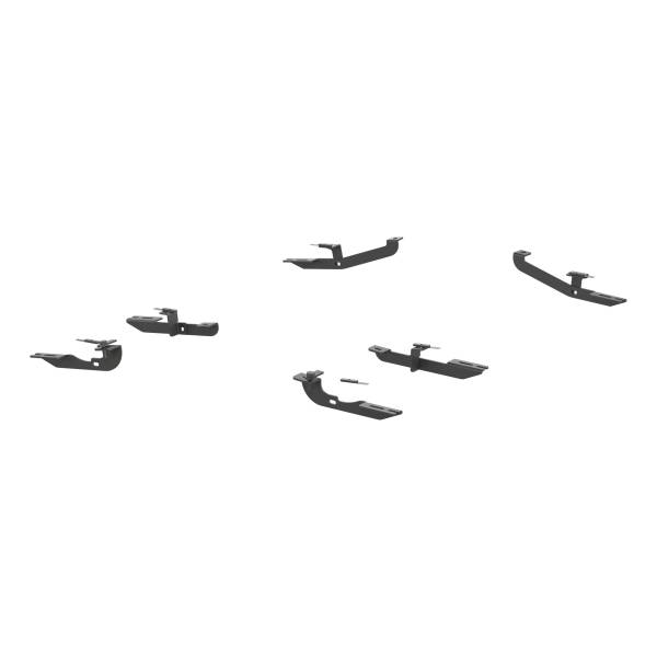 ARIES - ARIES Mounting Brackets for AeroTread Black CARBIDE BLACK POWDER COAT - 2051132 - Image 1