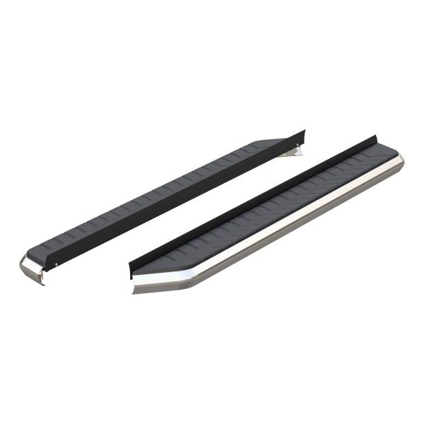 ARIES - ARIES AeroTread 5" x 76" Polished Stainless Running Boards (No Brackets) Stainless Polished Stainless - 2051876 - Image 1