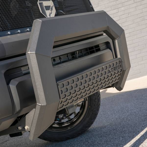 ARIES - ARIES AdvantEDGE 5-1/2" Black Aluminum Bull Bar, Select Silverado, Sierra 2500, 3500 CARBIDE BLACK POWDER COAT - 2164003 - Image 1