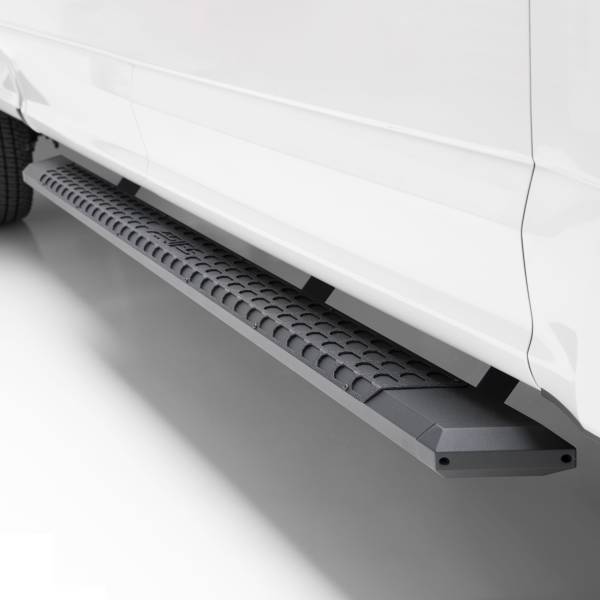 ARIES - ARIES AdvantEDGE 5-1/2" x 75" Black Aluminum Side Bars, Select Nissan Titan CARBIDE BLACK POWDER COAT - 2556045 - Image 1