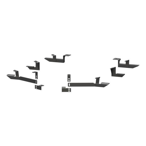 ARIES - ARIES Mounting Brackets for AeroTread Black CARBIDE BLACK POWDER COAT - 2051154 - Image 1