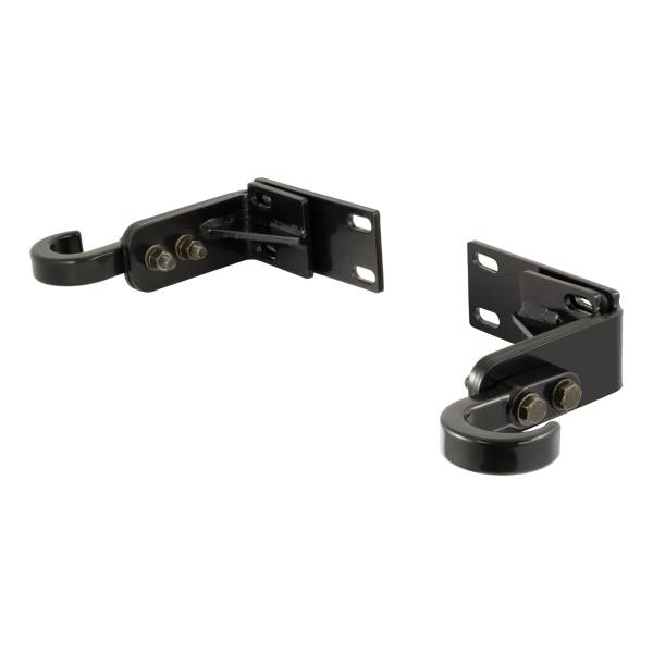 ARIES - ARIES Bull Bar Tow Hooks for Dodge, Ram Trucks SEMI-GLOSS BLACK POWDER COAT - 35-5TOW - Image 1