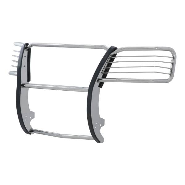 ARIES - ARIES Polished Stainless Grille Guard, Select GMC Sierra 2500, 3500 HD Stainless Polished Stainless - 4071-2 - Image 1