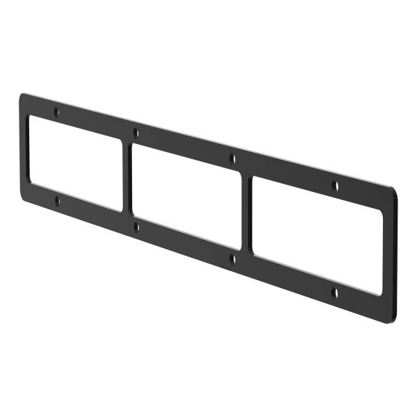 ARIES - ARIES Pro Series 20-Inch Black Steel Light Bar Cover Plate SEMI-GLOSS BLACK POWDER COAT - PJ20OB - Image 1