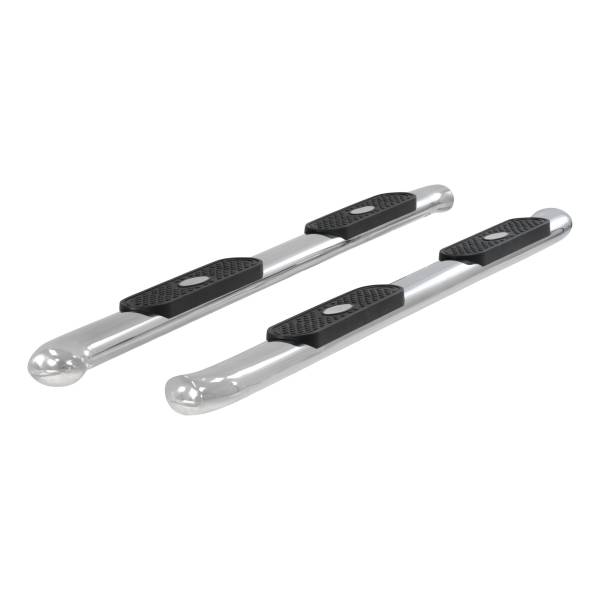 ARIES - ARIES 4" Polished Stainless Oval Side Bars, Select Dodge, Ram 2500, 3500 Stainless Polished Stainless - S225019-2 - Image 1