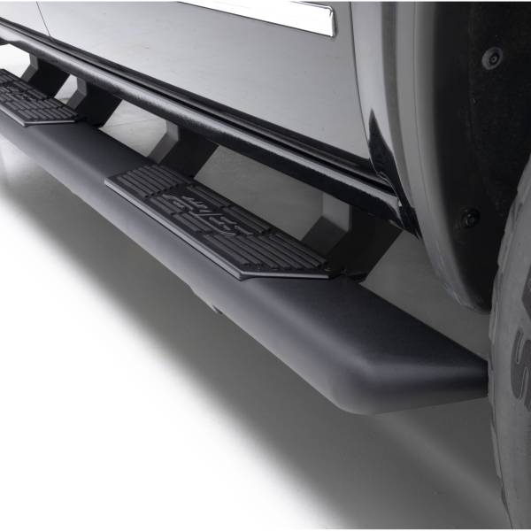 ARIES - ARIES AscentStep 5-1/2" x 85" Black Steel Running Boards, Select Ford Ranger Crew Cab CARBIDE BLACK POWDER COAT - 2558052 - Image 1