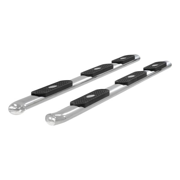 ARIES - ARIES 4" Wheel-to-Wheel Oval Side Bars Stainless Polished Stainless - 364046-2 - Image 1