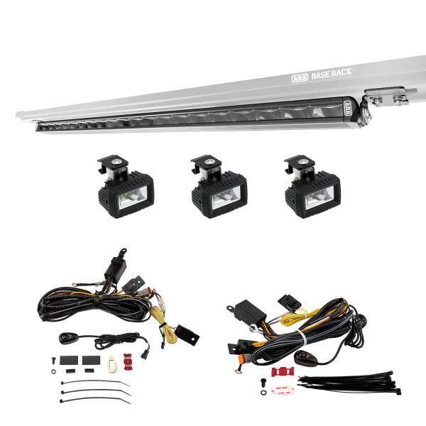 ARB - ARB BASE Rack Lighting Kit Black Extruded Aluminum Body, Polycarbonate Lens, Steel Hardware, - 1780500K2 - Image 1