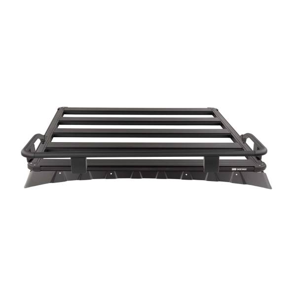 ARB - ARB BASE Rack Kit with Front 1/4 Guard Rail Black Extruded Aluminum - BASE305 - Image 1