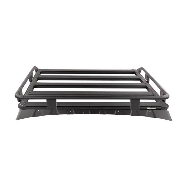 ARB - ARB BASE Rack Kit with Front 3/4 Guard Rail Black Extruded Aluminum - BASE312 - Image 1