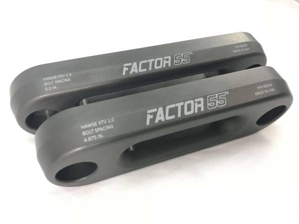 Factor 55 - Factor 55 XTV Hawse Fairlead 6 Inch Powersports UTV/ATV Gun Metal Gray - 00023 - Image 1