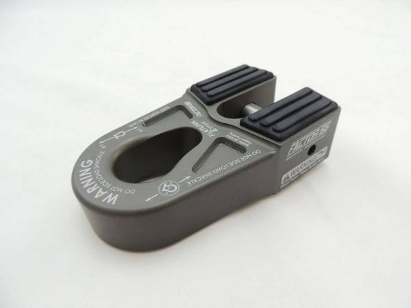 Factor 55 - Factor 55 FlatLink E Expert Version Winch Shackle Mount Assembly Anodized Gray - 00080-06 - Image 1