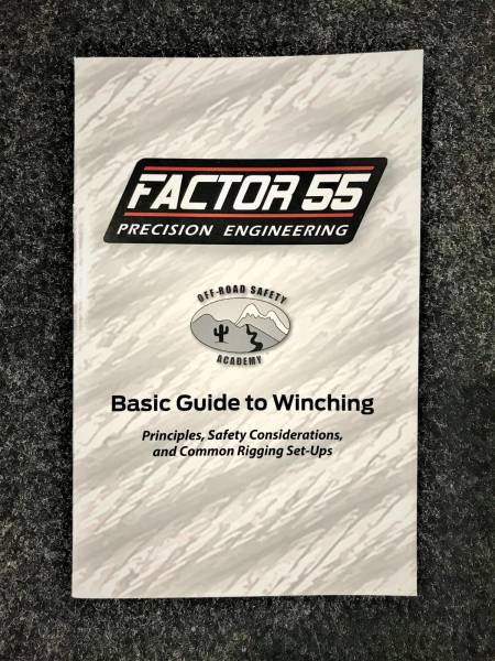 Factor 55 - Factor 55 Basic Guide To Winching Manual - 10000 - Image 1