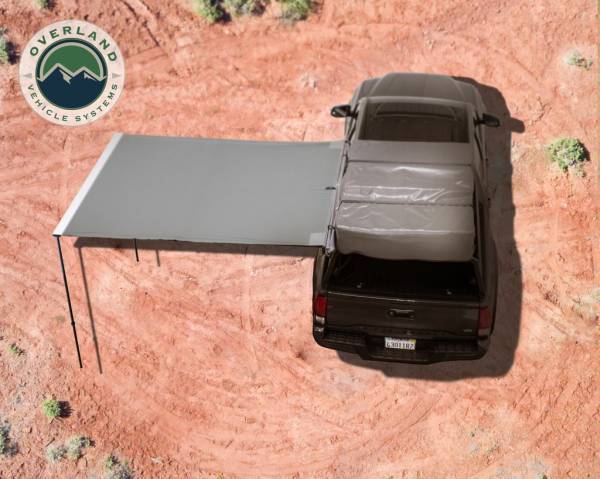 Overland Vehicle Systems - Overland Vehicle Systems Awning 2.0-6.5 Foot With Black Cover Universal Nomadic - 18049909 - Image 1