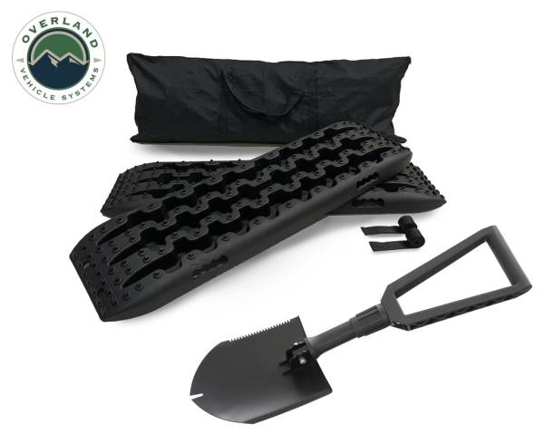 Overland Vehicle Systems - Overland Vehicle Systems Combo Kit with Recovery Ramp and Multi Functional Shovel - 22-4969 - Image 1
