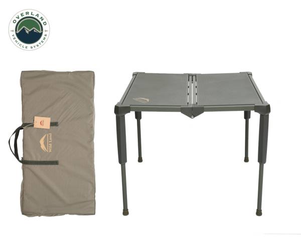 Overland Vehicle Systems - Overland Vehicle Systems Camping Table Folding Portable Camping Table Large With Storage Case Wild Land - 26049910 - Image 1