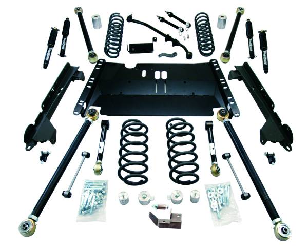 TeraFlex - TeraFlex TJ 4" Enduro LCG Lift Kit w/ 9550 Shocks TJ 4" Enduro & 9550 - 1249472 - Image 1