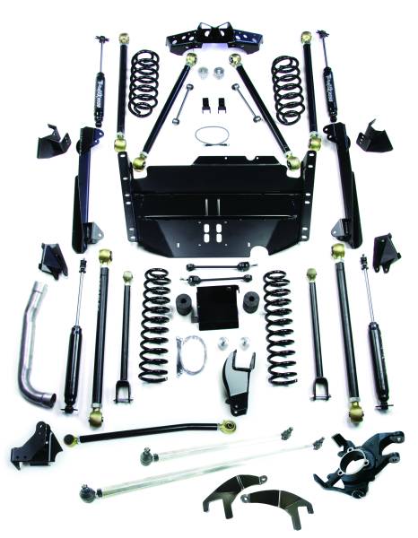 TeraFlex - TeraFlex TJ 5" Pro LCG Lift Kit w/ High Steer & 9550 Shocks TJ 5" Pro LCG & High - 1249570 - Image 1