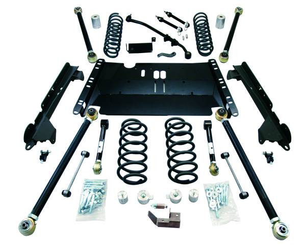 TeraFlex - TeraFlex TJ 4" Enduro LCG Long FlexArm Lift Kit TJ 4" EnduroLCG Lift - 1449472 - Image 1