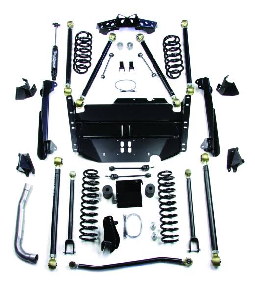 TeraFlex - TeraFlex TJ 4" Pro LCG Long FlexArm Lift Kit TJ 4" Pro LCG System - 1449474 - Image 1