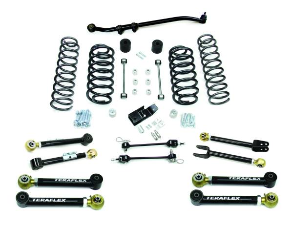 TeraFlex - TeraFlex TJ 3" Lift Kit w/ 8 FlexArms & Trackbar TJ 3" 8-Arm Lift - 1456350 - Image 1