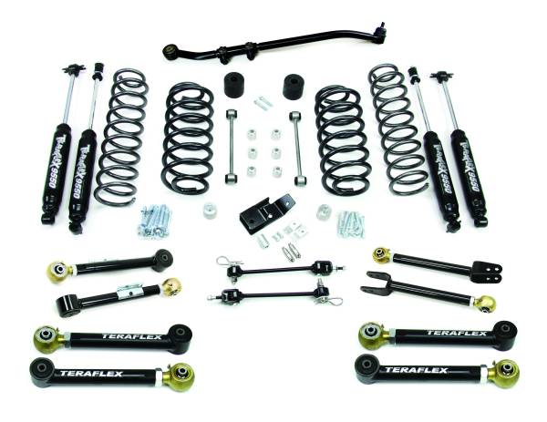 TeraFlex - TeraFlex TJ 3" Lift Kit w/ 8 FlexArms, Trackbar & 9550 Shocks TJ 3" 8-Arm & 9550 - 1456352 - Image 1