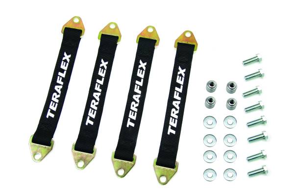 TeraFlex - TeraFlex JK Front & Rear Limit Strap Kit JK Limit Strap-F&R - 4853100 - Image 1