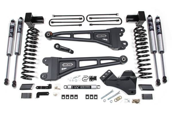 BDS Suspension - BDS 5 Inch Lift Kit w/ Radius Arm | Ford F350 Super Duty DRW (2023-2026) 4WD Gas | FOX 2.0 Performance Series Shocks - Image 1