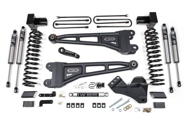 BDS Suspension - BDS 5 Inch Lift Kit w/ Radius Arm | Ford F350 Super Duty DRW (2023-2026) 4WD Gas | FOX 2.5 Performance Series HTO Shocks - Image 1