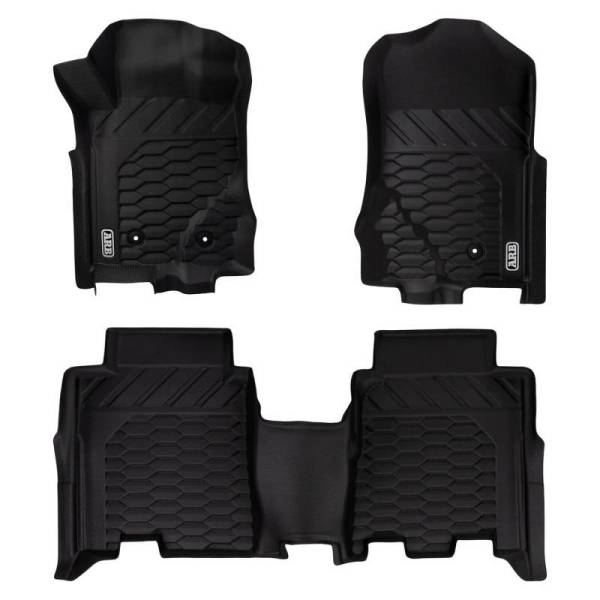 ARB 2021+ Ford Bronco Front & Rear Floor Mats - Black | 4080100 - Image 1