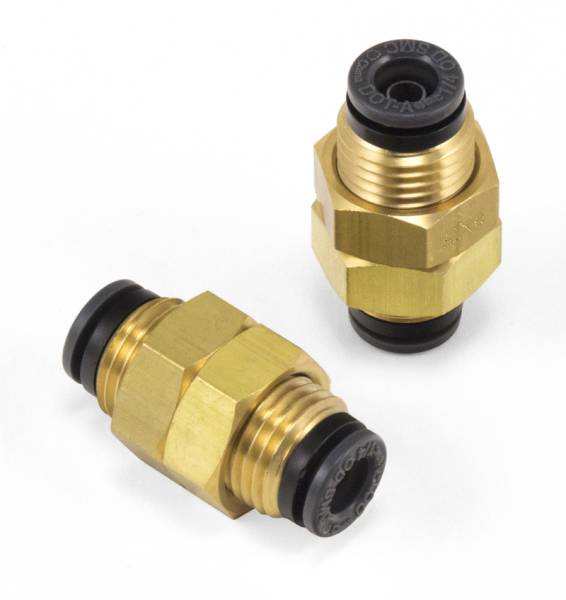Air Lift - Air Lift Universal Bulkhead Union 1/4in PTC x 1/4in PTC-DOT | 22652 - Image 1