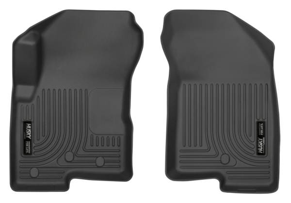 Husky Liners 07-12 Dodge Caliber / 07-12 Jeep Compass WeatherBeater Front Row Black Floor Liners | 13001 - Image 1