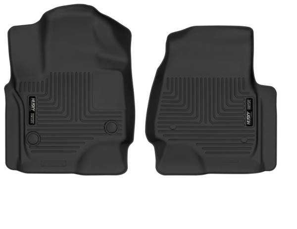 Husky Liners 18-22 Ford Expedition WeatherBeater Black Front Floor Liners | 13341 - Image 1
