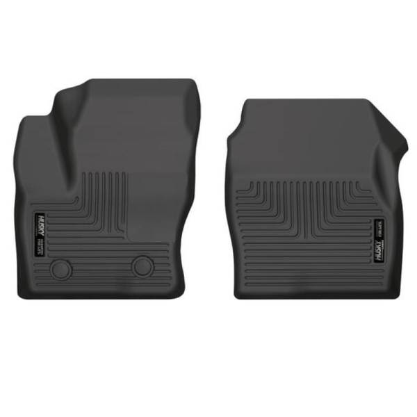 Husky Liners - Husky Liners 20-22 Ford Transit Connect WeatherBeater Black Front Floor Liners | 13351 - Image 1