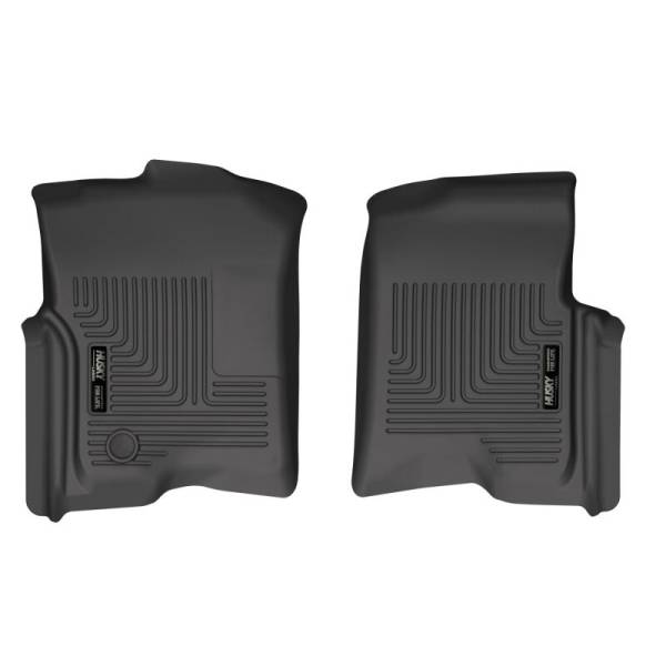 Husky Liners - Husky Liners 04-08 Ford f-150 SuperCrew Cab WeatherBeater Front Floor Liner (Black) | 13471 - Image 1