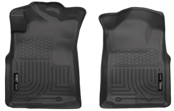 Husky Liners - Husky Liners 05-15 Toyota Tacoma Crew/Extended/Standard Cab WeatherBeater Front Black Floor Liners | 13941 - Image 1