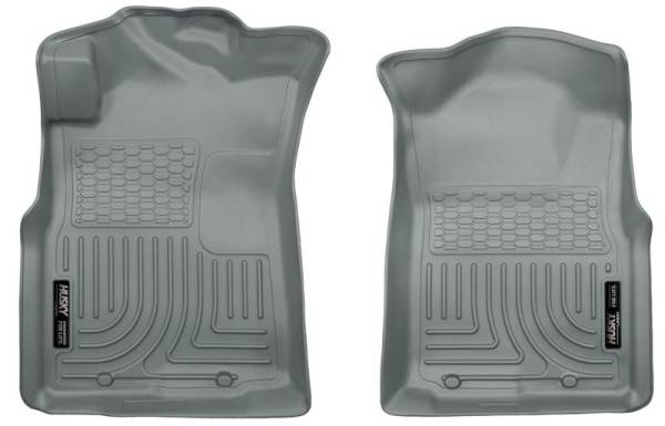 Husky Liners - Husky Liners 05-15 Toyota Tacoma Crew/Extended/Standard Cab WeatherBeater Front Grey Floor Liners | 13942 - Image 1
