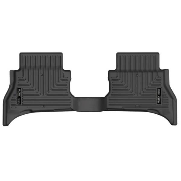 Husky Liners - Husky Liners 21-24 Jeep Wrangler UL Rubicon 4xe Hybrid WeatherBeater 2nd Seat Floor Liner - Black | 14081 - Image 1