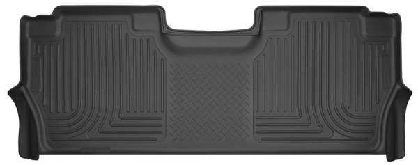 Husky Liners - Husky Liners 21-23 Ford F-150 CC SC / 2017 Ford SD CC WeatherBeater Rear Floor Liners - Black | 14401 - Image 1