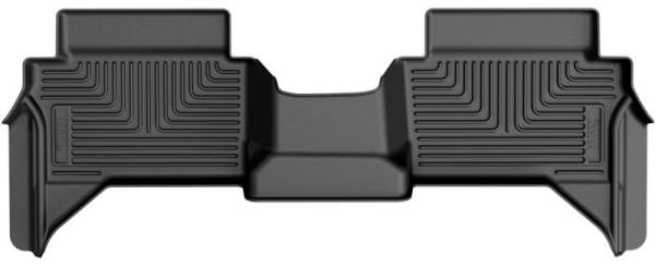 Husky Liners 2024 Toyota Tacoma Double Cab WeatherBeater 2nd Row Black Floor Liners | 14921 - Image 1
