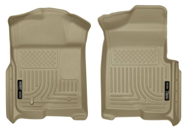 Husky Liners 09-12 Ford F-150 Regular/Super/Super Crew Cab WeatherBeater Tan Floor Liners | 18333 - Image 1