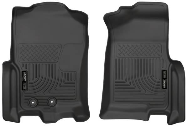 Husky Liners 2015 Ford Expedition/Lincoln Navigator WeatherBeater Front Black Floor Liners | 18371 - Image 1