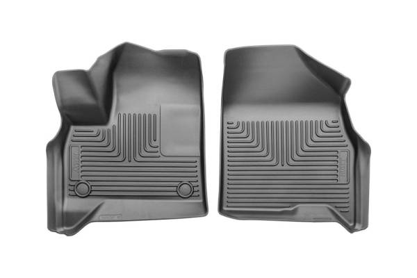 Husky Liners - Husky Liners 24-25 Chevrolet Traverse/GMC Acadia Weatherbeater Front Floorliner (2pc) - Blk | 18911 - Image 1