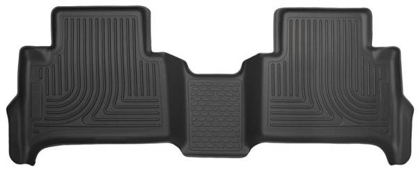 Husky Liners 15 Chevrolet Colorado Crew Cab WeatherBeater Black 2nd Seat Floor Liners | 19111 - Image 1