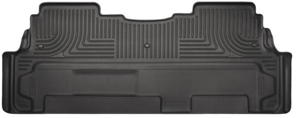 Husky Liners - Husky Liners 09-15 Buick Enclave/Chevy Traverse/GMC Acadia WeatherBeater 2nd Row Black Floor Liners | 19171 - Image 1