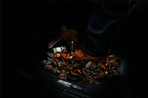 Husky Liners 2015 GM Escalade/Tahoe/Yukon WeatherBeater Black 3rd Seat (Bench 2nd) Floor Liner | 19311 - Image 1