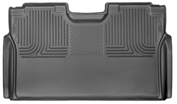 Husky Liners 15-23 Ford F-150 SuperCrew Cab WeatherBeater Black 2nd Seat Floor Liner | 19371 - Image 1