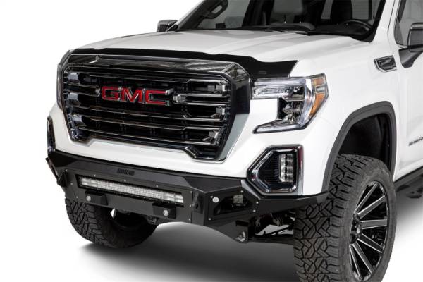 Husky Liners - Husky Liners 17-18 GMC Sierra 2500/3500HD Dsl w/Induction Sys Hood Aeroskin Low Profile - Matte Blk | 2877144 - Image 1