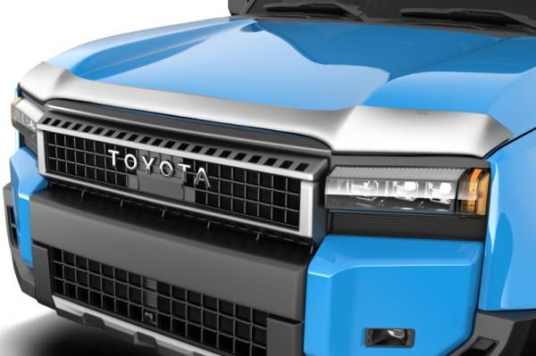 Husky Liners - Husky Liners 24-25 Toyota Land Cruiser Aeroskin Hood Protector - Chrome | 2892232 - Image 1